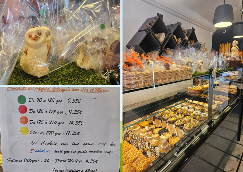 chocolats de Pâques